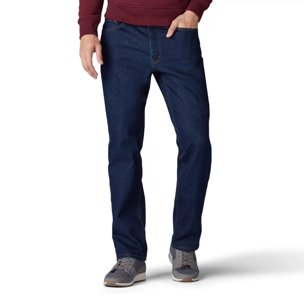 Urban Pipeline Men's Dark Blue Straight Jeans maxflex stretch 34/34